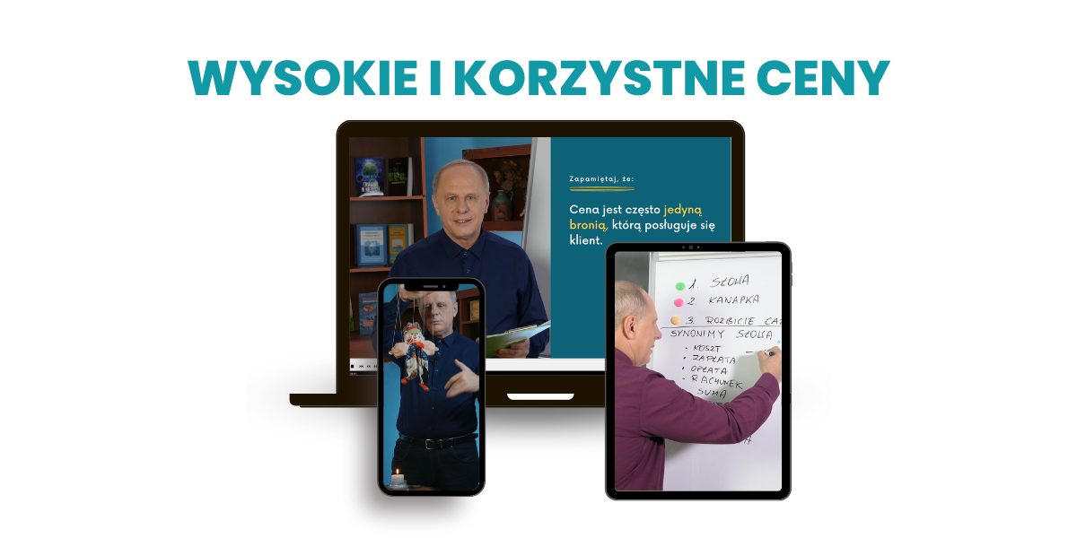 Szkolenie Video: Jak skutecznie sprzedawać za wysokie ceny?